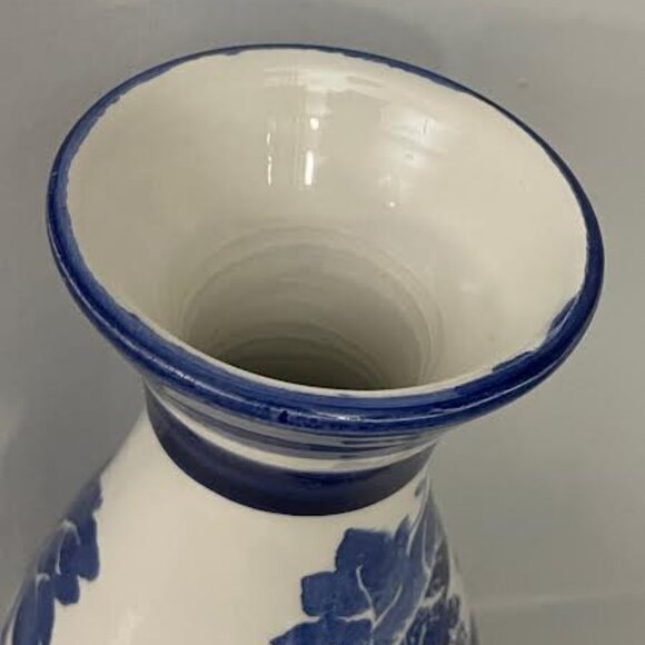 Vintage William Sonoma Ceramiche Alfa Blue & White Carafe Made in Italy - Picture 9 of 10